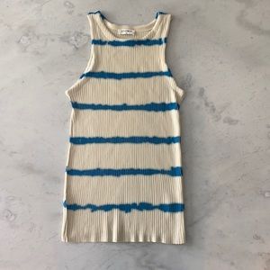 Storia Watermark Ribbed Tank Top